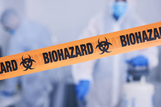 Professional Biohazard technician working in Byron Center, MI